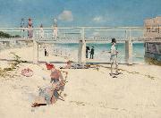 Holiday at Mentone (nn02) Charles conder